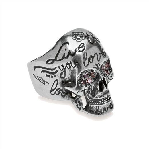 Andre schedel unisex ring