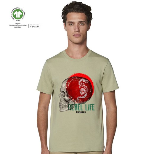 Rebellenleben-weises T-Shirt