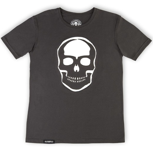 T-shirt Skull Blanc Ajouré