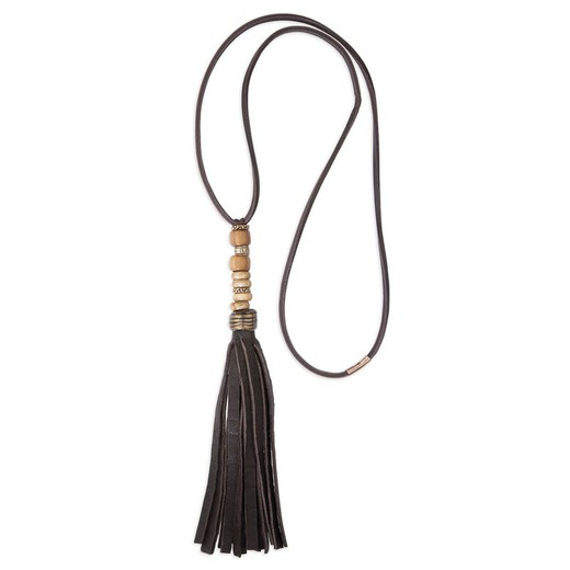 HUMBRA women's leather necklace