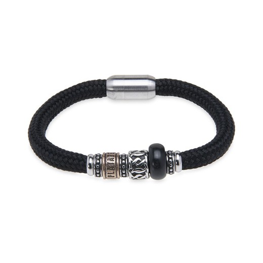 Black nylon bracelet