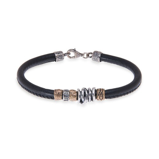 Baranof Men's Leather Bracelet